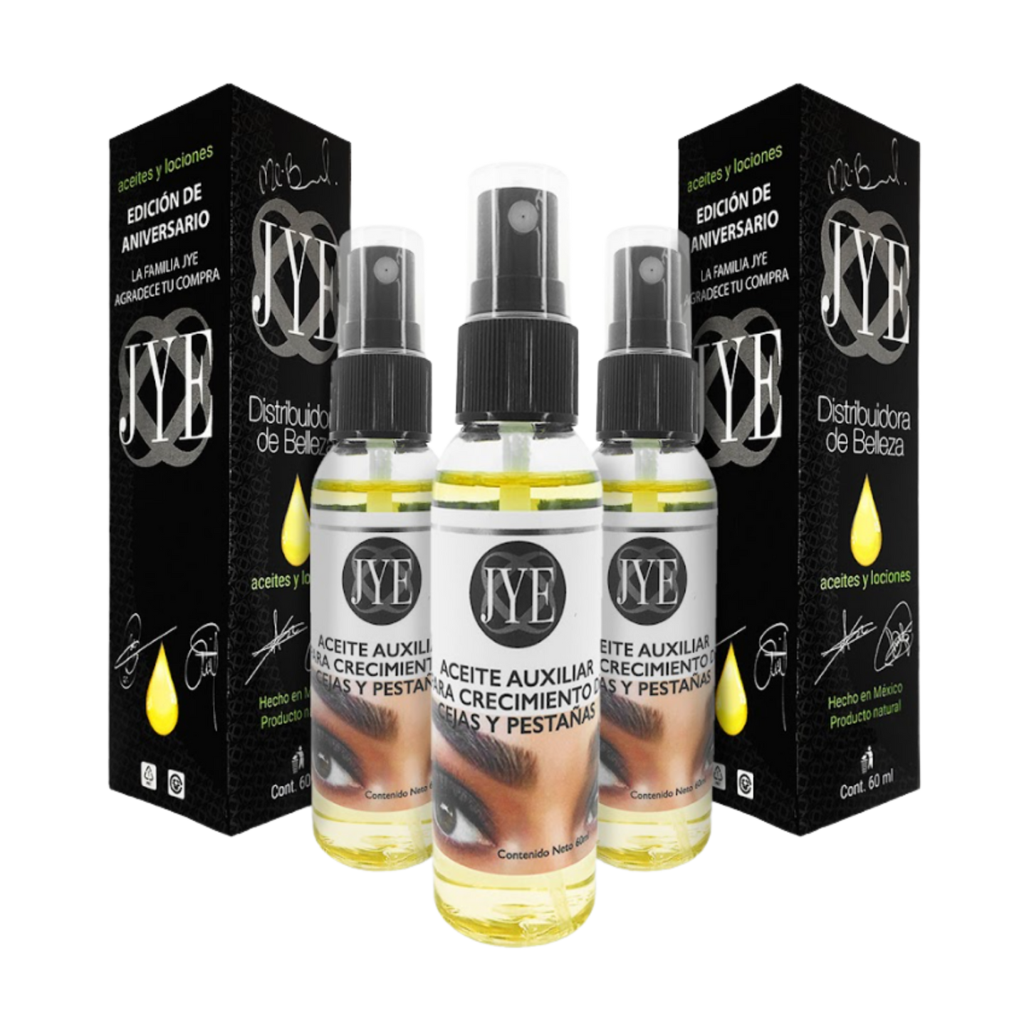 Auxiliary Oil for Eyebrow and Eyelash Growth
